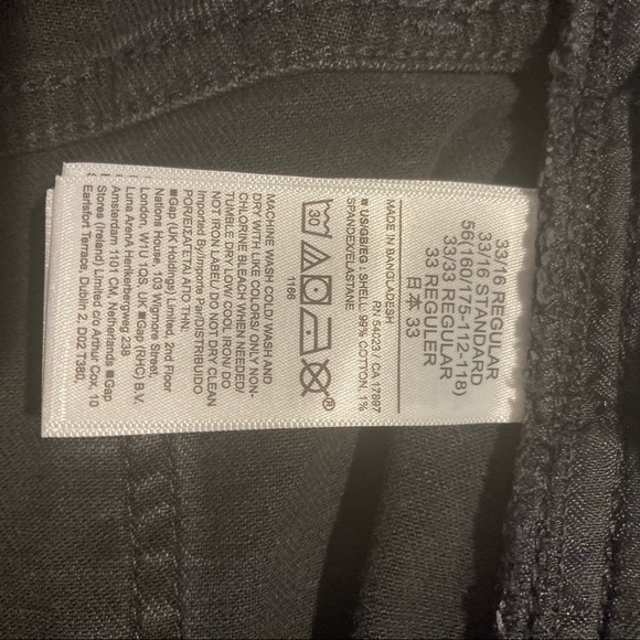 GAP Sz 16S or 33 Girlfriend High Rise Hem Jeans NWT - Picture 8 of 10